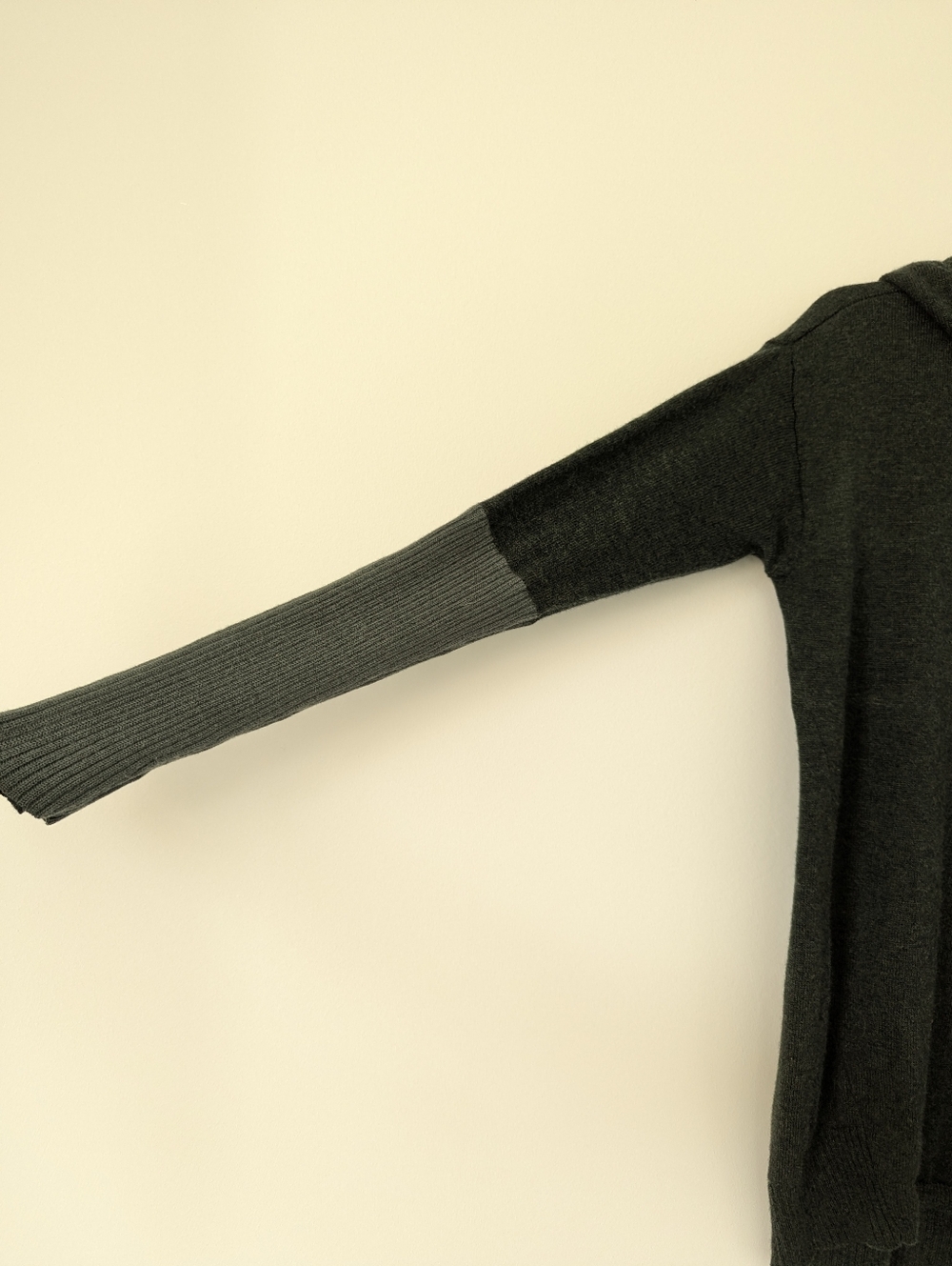 Athleta 100% Merino Wool Nopa Hooded Sweater Double Sleeve Cuffs - Picture 4 of 11